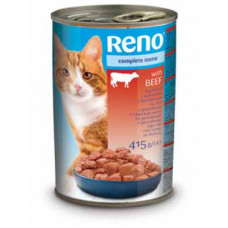 Влажный корм для котов Reno (Рено) с говядиной 415 г х 24 шт.