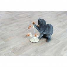 Игрушка для котов на пружинках с перьями Trixie (Трикси) 15х30 см