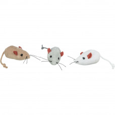 Набор игрушек для котов Мышки плюшевые Trixie (Трикси) 5 см 24 шт
