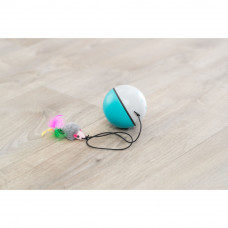 Игрушка для котов м'яч з моторчиком і мишею Trixie (Трикси) 9 см