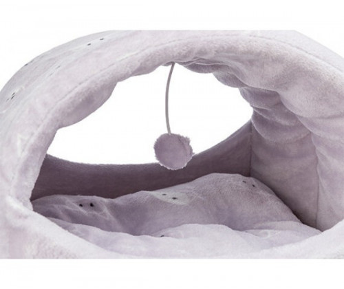 Домик - тоннель для котов и собак Trixie Mimi (Трикси) 42х35х35 см Фиолетовый