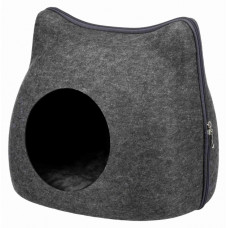 Домик для кошек и собак Trixie Cat (Трикси) 38х35х37 см фетр на застежке