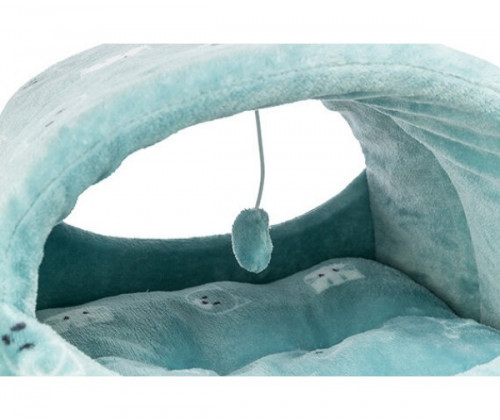 Домик - тоннель для котов и собак Trixie Mimi (Трикси) 42х35х35 см Голубой