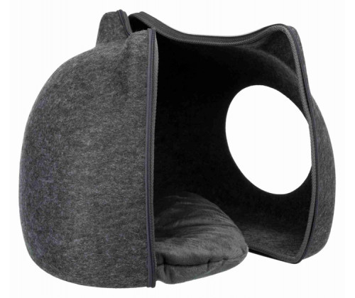 Домик для кошек и собак Trixie Cat (Трикси) 38х35х37 см фетр на застежке