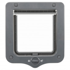 Двери для котов Trixie (Трикси) 20×22 cм двусторонние Серый