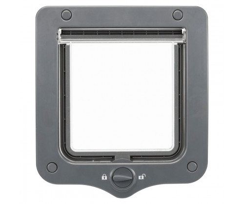 Двери для котов Trixie (Трикси) 20×22 cм двусторонние Серый