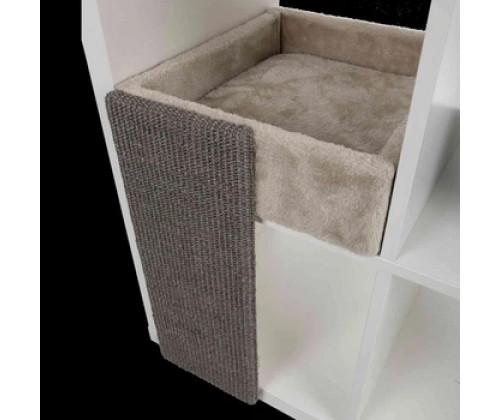 Когтеточка с лежаком для кошек Trixie (Трикси) 33х48х37 см на полку