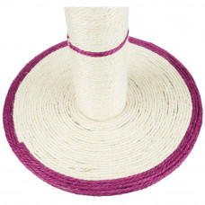 Когтеточка столбик с игрушкой для кошек Trixie (Трикси) 35х62 см Фиолетовый