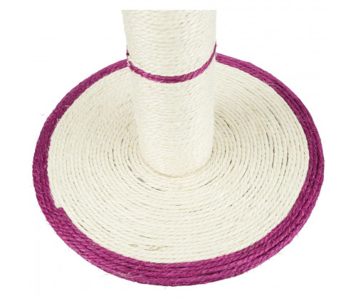 Когтеточка столбик с игрушкой для кошек Trixie (Трикси) 35х62 см Фиолетовый