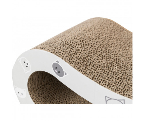 Когтеточка с кошачьей мятой для котов Trixie Mimi Волна (Трикси) 48х16х22 см картон