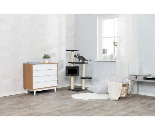 Игровой комплекс с когтеточкой и домиком для кошек Trixie Palamos (Трикси) 39х39х109 см Игровой комплекс с когтеточкой и домиком для кошек Trixie Palamos (Трикси) 39х39х109 см