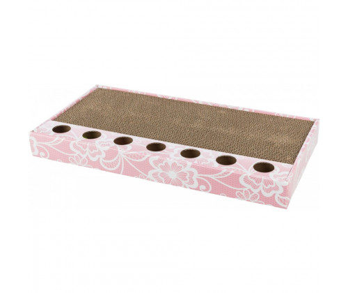 Когтеточка с шариками и кошачьей мятой для котов Trixie (Трикси) 48×5×25 см картон