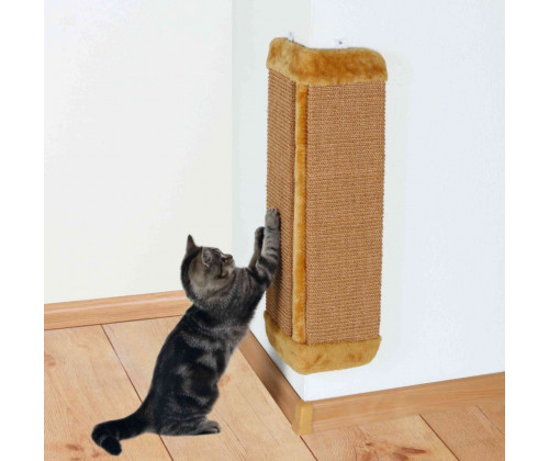 Настенная угловая когтеточка для кошек Trixie (Трикси) 32х60 см