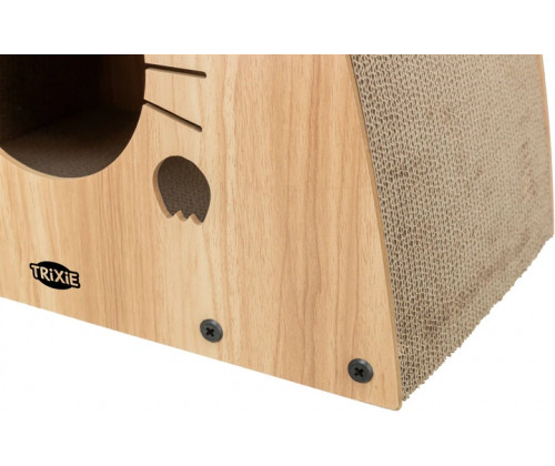 Домик с когтеточкой для кошек Trixie 48025 (Трикси) 48х48х28 см