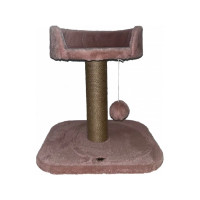 Когтеточка с лежанкой для кошек Trixie Mica (Трикси) 46х46х50 см Розовый