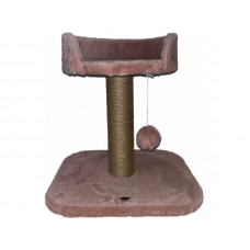 Когтеточка с лежанкой для кошек Trixie Mica (Трикси) 46х46х50 см Розовый