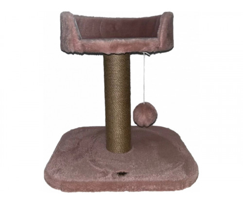 Когтеточка с лежанкой для кошек Trixie Mica (Трикси) 46х46х50 см Розовый