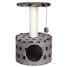 Домик с когтеточкой и игрушкой для кошек Trixie Toledo (Трикси) 39х39х61 см