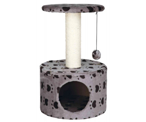 Домик с когтеточкой и игрушкой для кошек Trixie Toledo (Трикси) 39х39х61 см