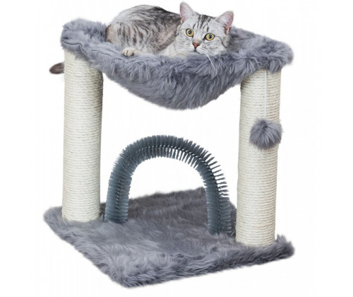 Когтеточка с лежанкой для кошек Trixie Baza (Трикси База) 41х41х50 см