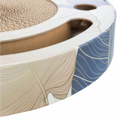 Когтеточка для котов Барабан с двумя шариками Trixie (Трикси) 33х5.5 см картон с кошачьей мятой