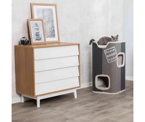 Домик с когтеточкой для кошек Trixie Jorge (Трикси) 40х40х78 см