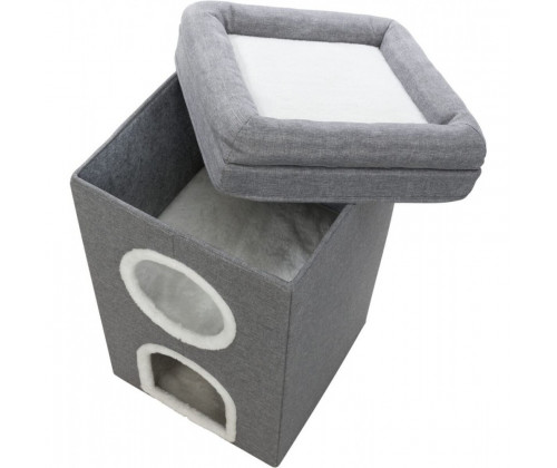 Домик - когтеточка для кошек Trixie Saul башня (Трикси Саул) 39х39х64 см