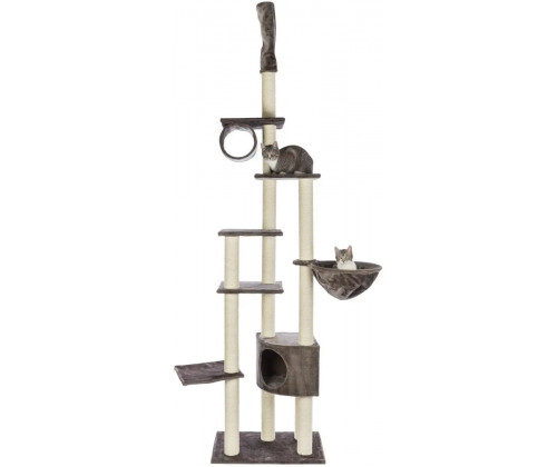 Игровой комплекс с когтеточкой и домиком для кошек Trixie Madrid (Трикси) 68х44х270 см