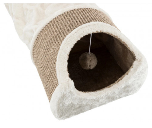 Когтеточка - тоннель с пещерами и игрушками для котов Trixie (Трикси) 110х30х38 см