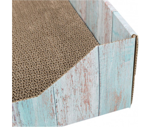 Когтеточка-лежак для котов Trixie (Трикси) 45х12х33 см картон с кошачьей мятой