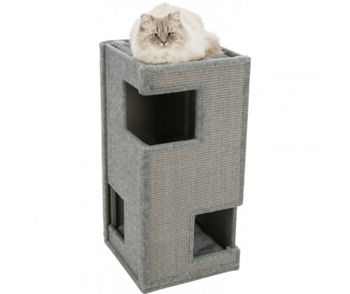 Домик с когтеточкой для кошек Trixie Gabriel башня (Трикси Габриель) 38х38х78 см