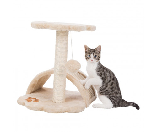 Когтеточка с игрушкой и домиком для кошек Trixie Junior Vitoria (Трикси) 36х36х43 см