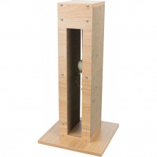 Когтеточка столбик с игрушкой и кошачьей мятой для кошек Trixie (Трикси) 30х30х62 см