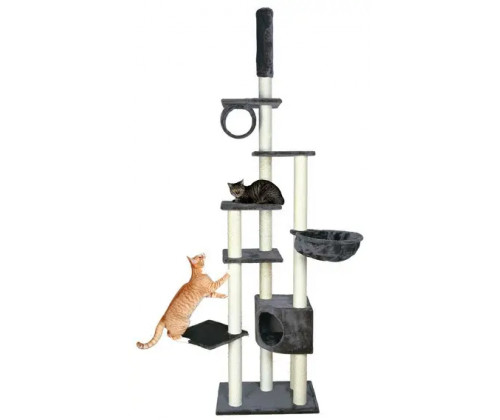 Игровой комплекс с когтеточкой и домиком для кошек Trixie Madrid (Трикси) 68х44х270 см