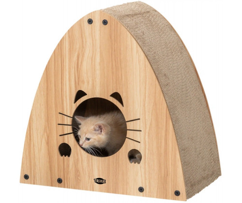 Домик с когтеточкой для кошек Trixie 48025 (Трикси) 48х48х28 см