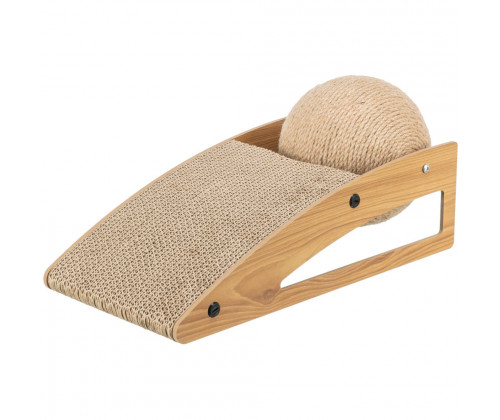 Когтеточка с мячом для кошек Trixie Рампа (Трикси) 40х17х20 см картон