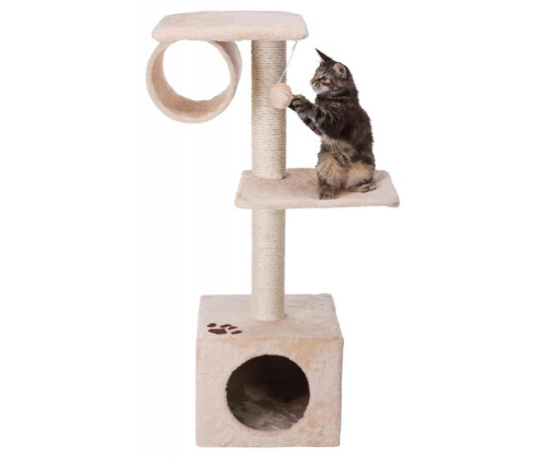 Домик с когтеточкой для кошек Trixie San Fernando (Трикси) 36х36х106 см