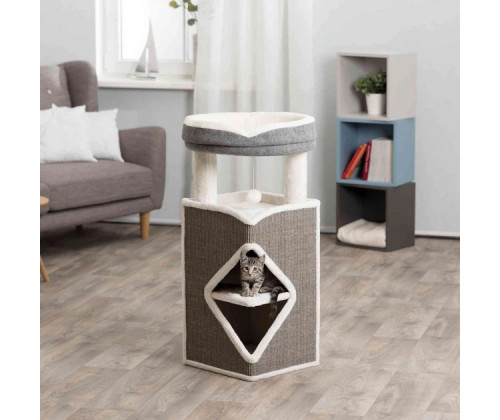Домик с когтеточкой для кошек Trixie Arma (Трикси) 54х54х98 см