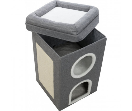 Домик - когтеточка для кошек Trixie Saul башня (Трикси Саул) 39х39х64 см