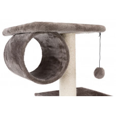 Домик с когтеточкой для кошек Trixie San Fernando (Трикси) 36х36х106 см Серый