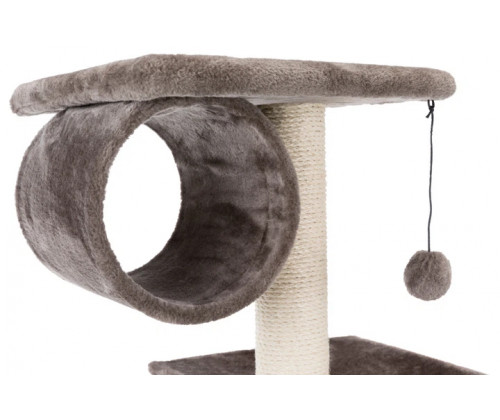 Домик с когтеточкой для кошек Trixie San Fernando (Трикси) 36х36х106 см Серый