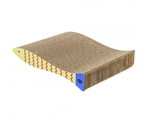 Когтеточка с кошачьей мятой для котов Trixie Рыба (Трикси) 40х30х11 см картон 2 шт