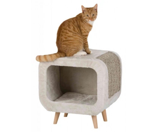 Дом для кошек Trixie Alicia (Трикси) 48х48х38 см с когтеточкой