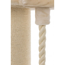 Когтеточка с лежанкой для кошек Trixie Klara XXL (Трикси) 60х60х100 см Бежевый