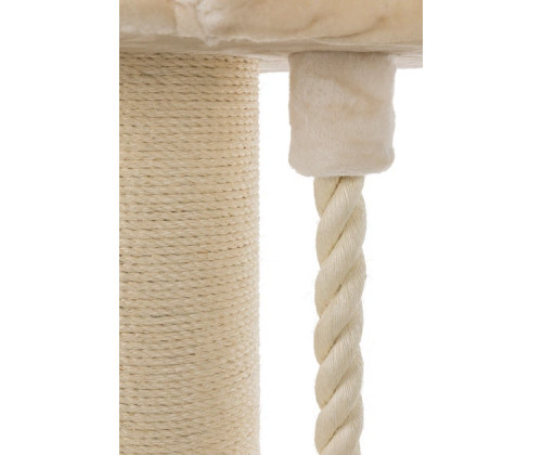 Когтеточка с лежанкой для кошек Trixie Klara XXL (Трикси) 60х60х100 см Бежевый