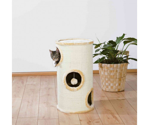 Домик с когтеточкой для кошек Trixie Samuel башня (Трикси Самуель) 36х36х70 см