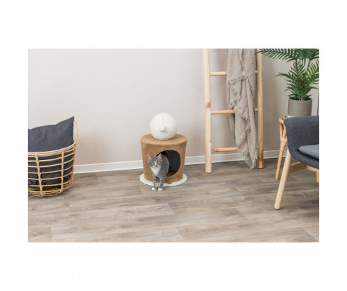 Домик - когтеточка для кошек Trixie пещера с шаром (Трикси) 36х50 см