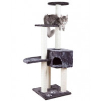 Игровой комплекс с когтеточкой и домиком для кошек Trixie Alicante (Трикси) 45х45х142 см Серый