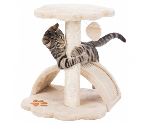 Когтеточка с игрушкой и домиком для кошек Trixie Junior Vitoria (Трикси) 36х36х43 см