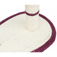 Когтеточка столбик с мышкой на пружине для кошек Trixie (Трикси) 40х30х50 см Фиолетовый